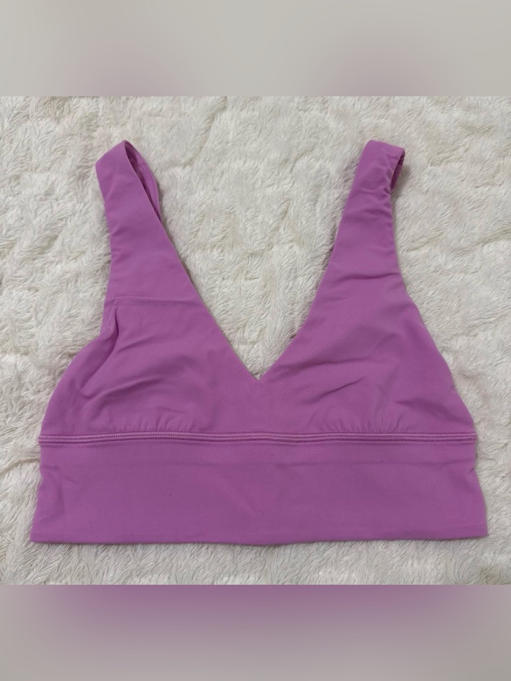 Lululemon V-Neck Sports Bra - Magenta